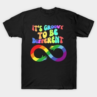 It's Groovy To Be Different Affinity Symbol With Hands T-Shirt